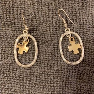 Simply cross earrings